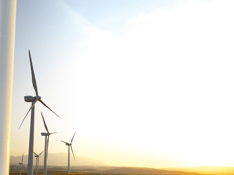 Wind turbine Background Loop