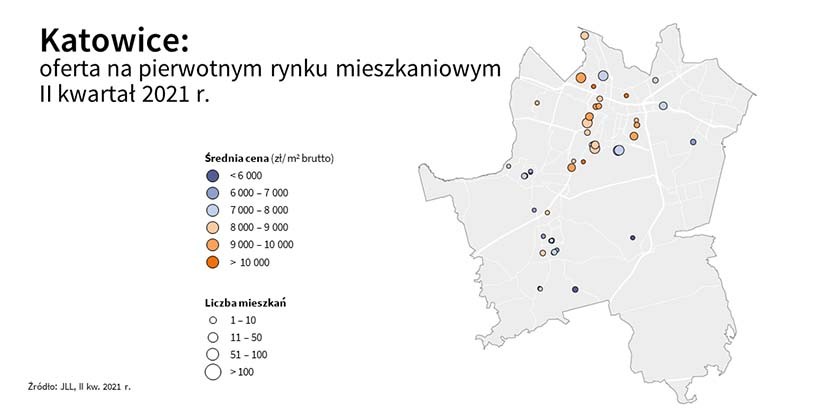 oferta na rynku mieszkaniowym, Q2 2021