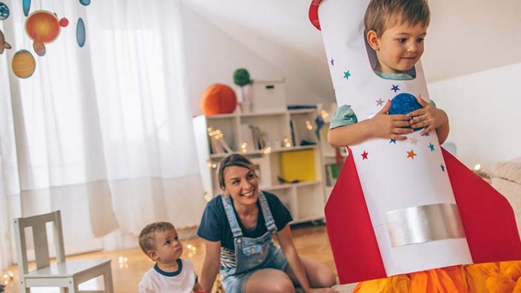 family, children, playing, rocket, preferences