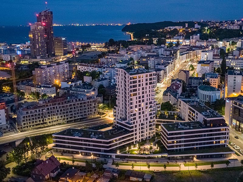 Portova, Gdynia apartments, residential project, Poland