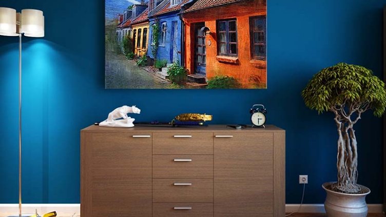 elegant living room, home, chest of drawers