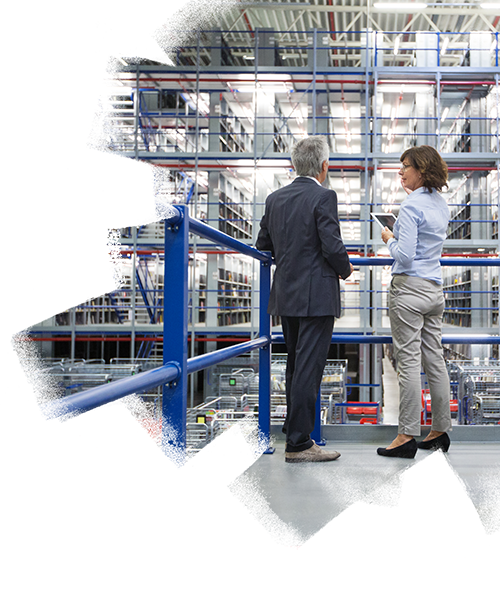 lady showing Industrial space
