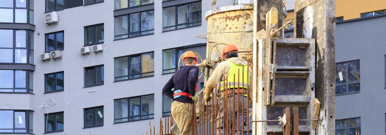 multifamily construction site